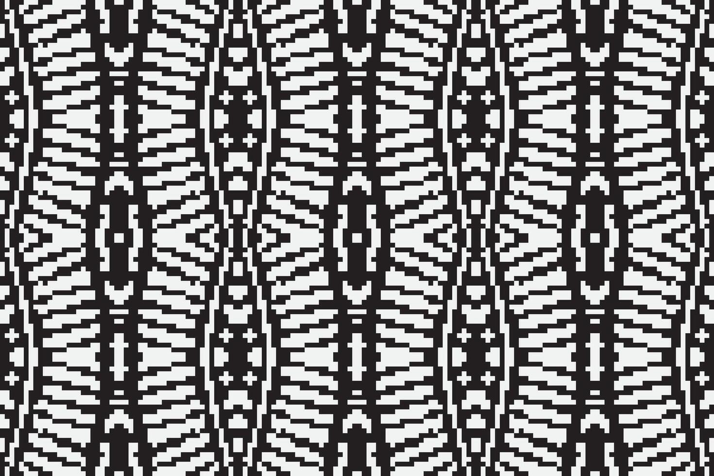 Patchwork pattern Seamless Native American, Motif embroidery, Pixel Ikat embroidery Design for Print tapestry floral kimono repeat pattern lacing spanish motif vector