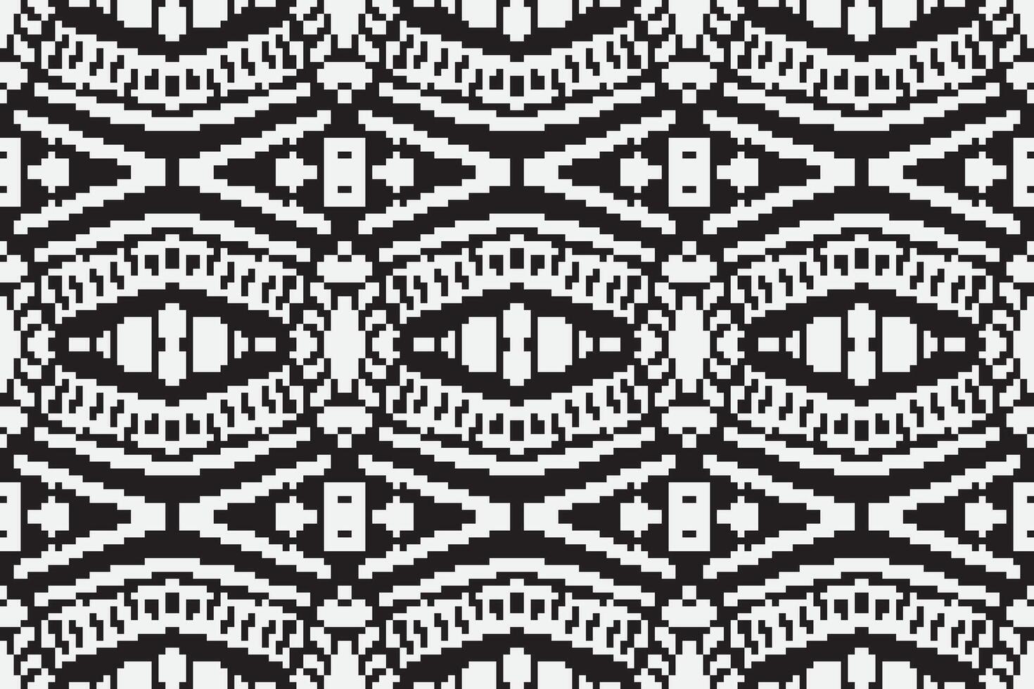 Navajo pattern Seamless Scandinavian pattern Motif embroidery, Pixel Ikat embroidery Design for Print pattern vintage flower folk navajo patchwork pattern vector