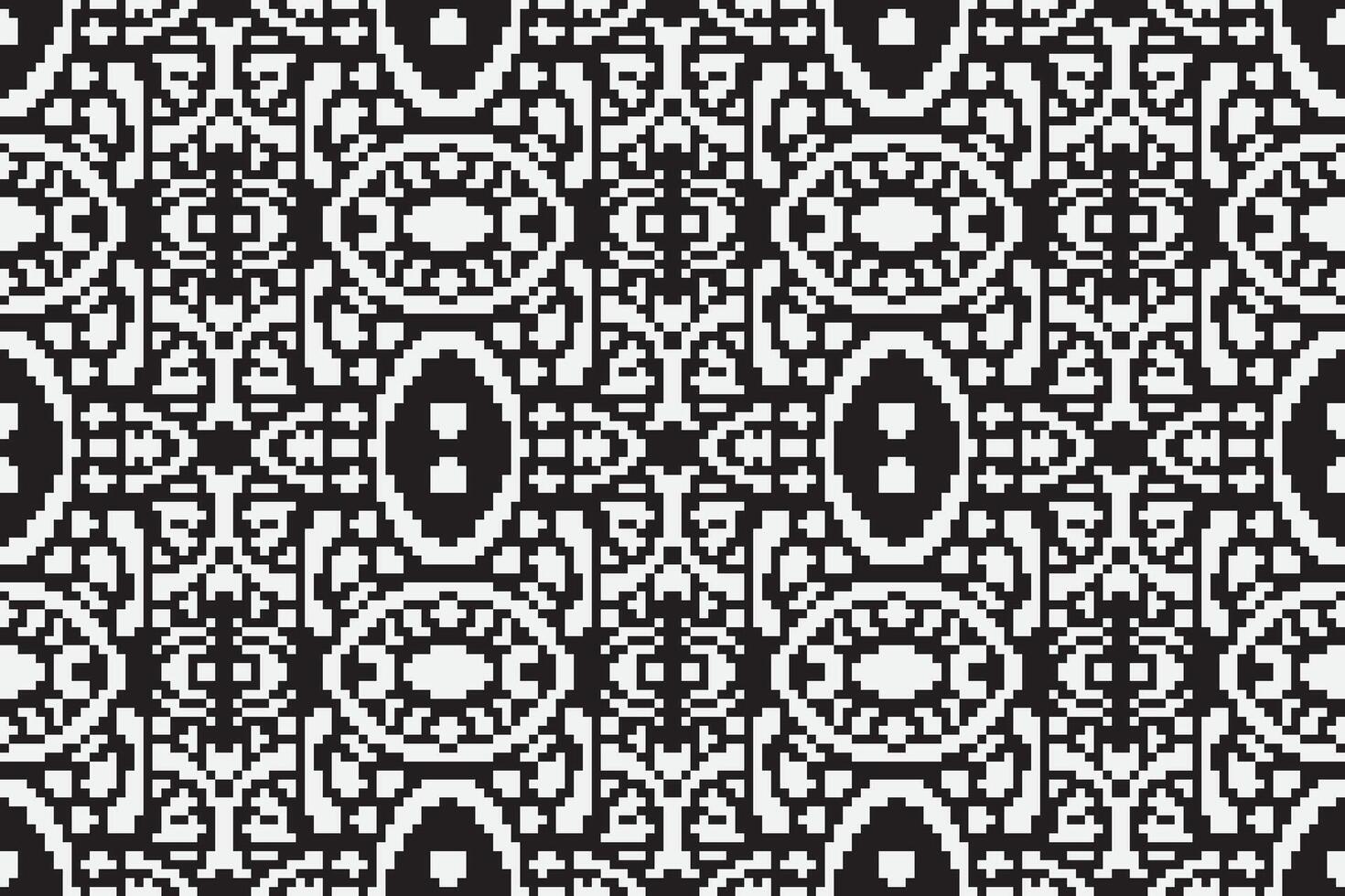 Motif folklore pattern Seamless Bandana print silk Motif embroidery, Pixel Ikat embroidery Design for Print kurta pattern mughal motifs tapestry pattern floral repeat vector