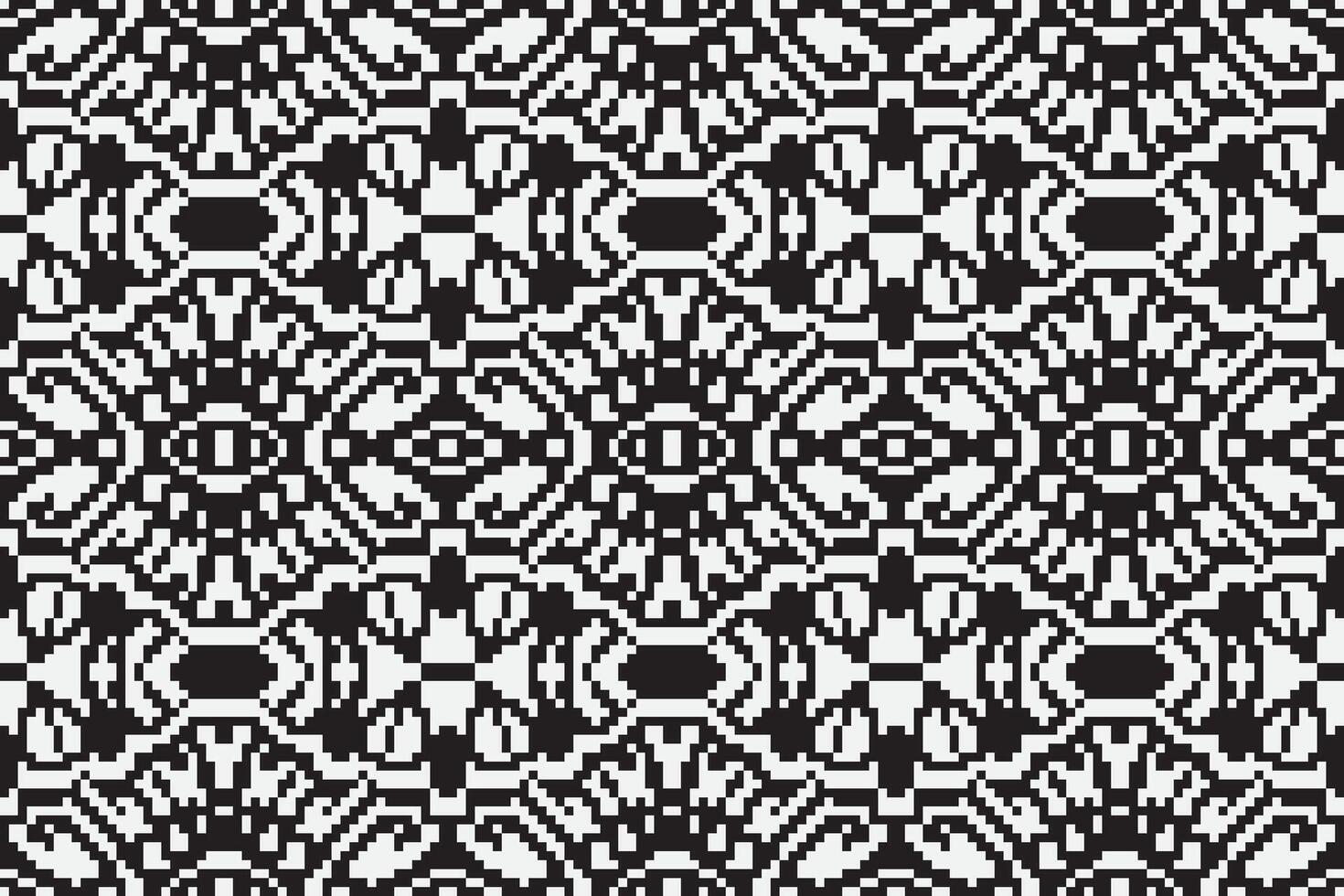 Patchwork pattern Seamless Mughal architecture Motif embroidery, Pixel Ikat embroidery Design for Print tie dyeing pillowcase sambal puri kurti mughal architecture vector
