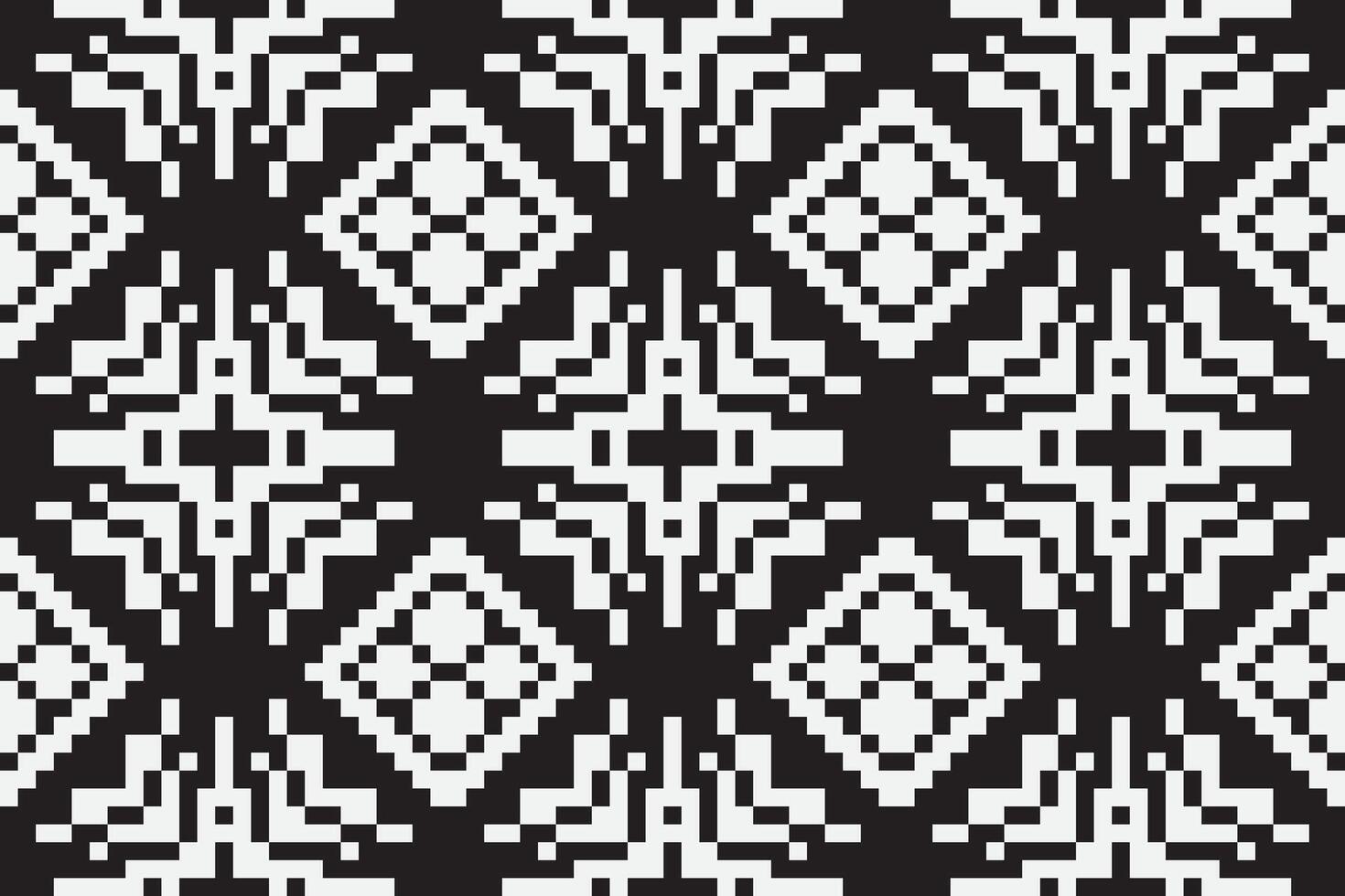 Motif folklore pattern Seamless Mughal architecture Motif embroidery, Pixel Ikat embroidery Design for Print tie dyeing pillowcase sambal puri kurti mughal architecture vector