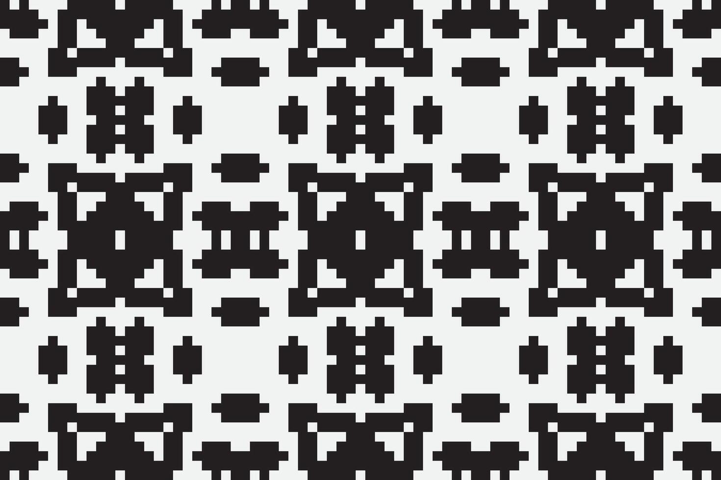 Nordic pattern Seamless Scandinavian pattern Motif embroidery, Pixel Ikat embroidery Design for Print tapestry floral kimono repeat pattern lacing spanish motif vector