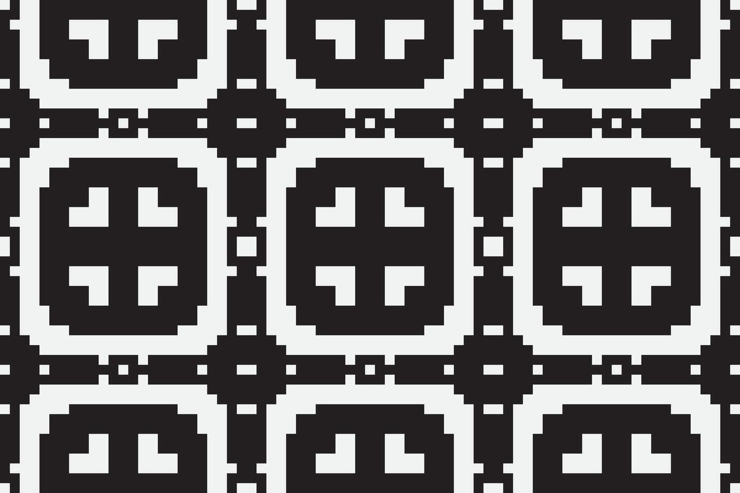 Nordic pattern Seamless Mughal architecture Motif embroidery, Pixel Ikat embroidery Design for Print vyshyvanka placemat quilt sarong sarong beach kurtis Indian motifs vector