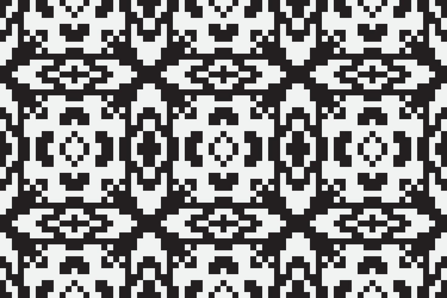 Silk fabric Patola sari Pattern Seamless Mughal architecture Motif embroidery, Pixel Ikat embroidery Design for Print tie dyeing pillowcase sambal puri kurti mughal architecture vector