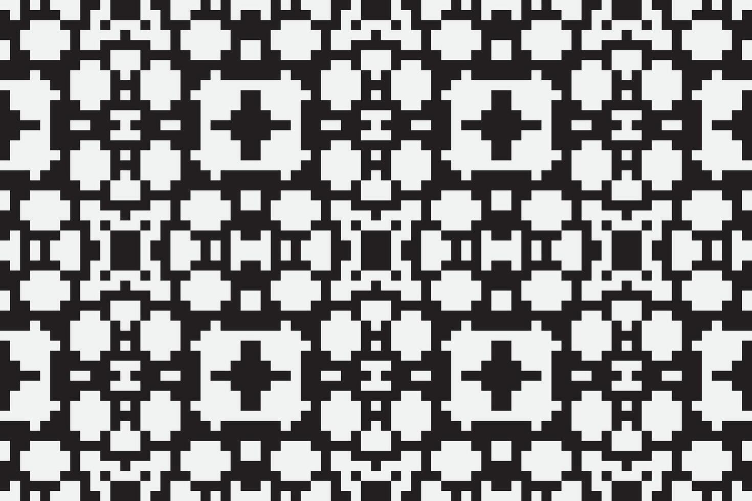 Silk fabric Patola sari Pattern Seamless Mughal architecture Motif embroidery, Pixel Ikat embroidery Design for Print vyshyvanka placemat quilt sarong sarong beach kurtis Indian motifs vector