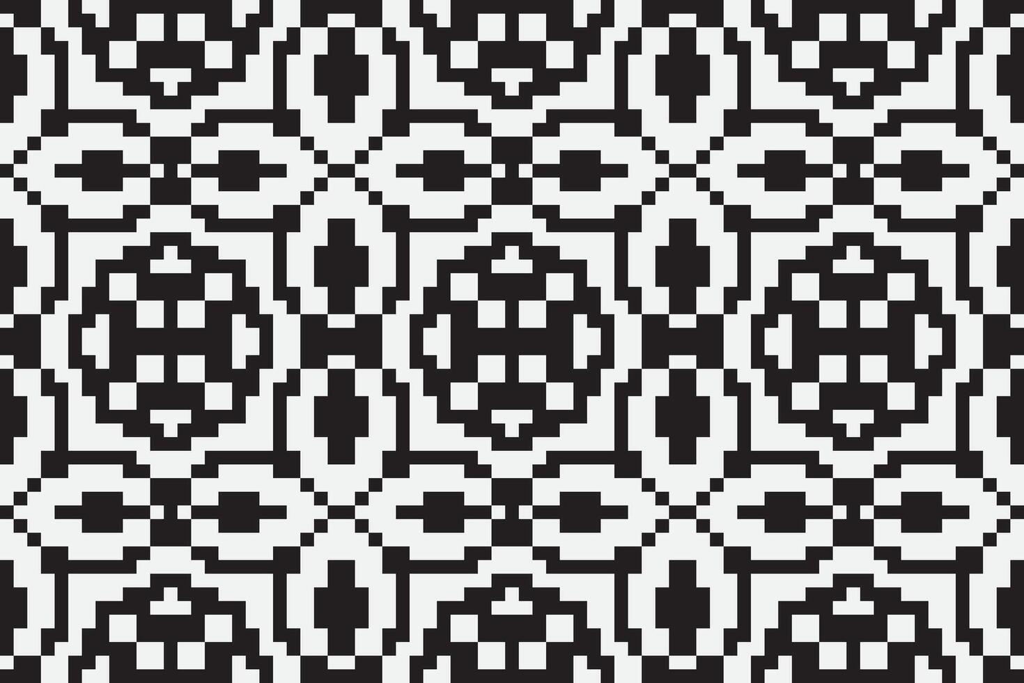 Silk fabric Patola sari Pattern Seamless Scandinavian pattern Motif embroidery, Pixel Ikat embroidery Design for Print pattern vintage flower folk navajo patchwork pattern vector