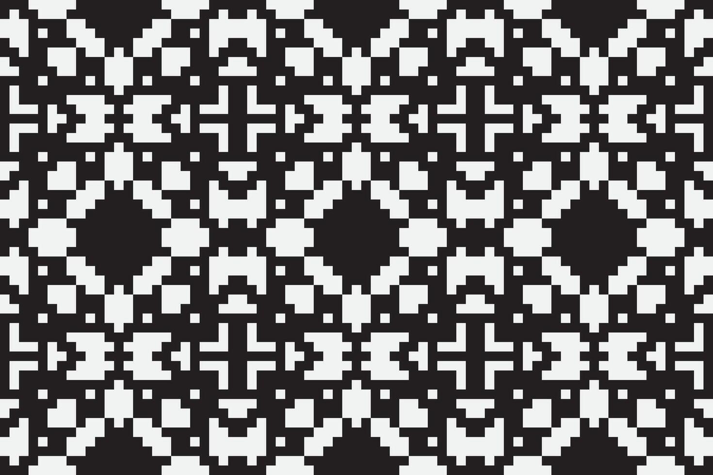 Nordic pattern Seamless Australian aboriginal pattern Motif embroidery, Pixel Ikat embroidery Design for Print kurta pattern mughal motifs tapestry pattern floral repeat vector