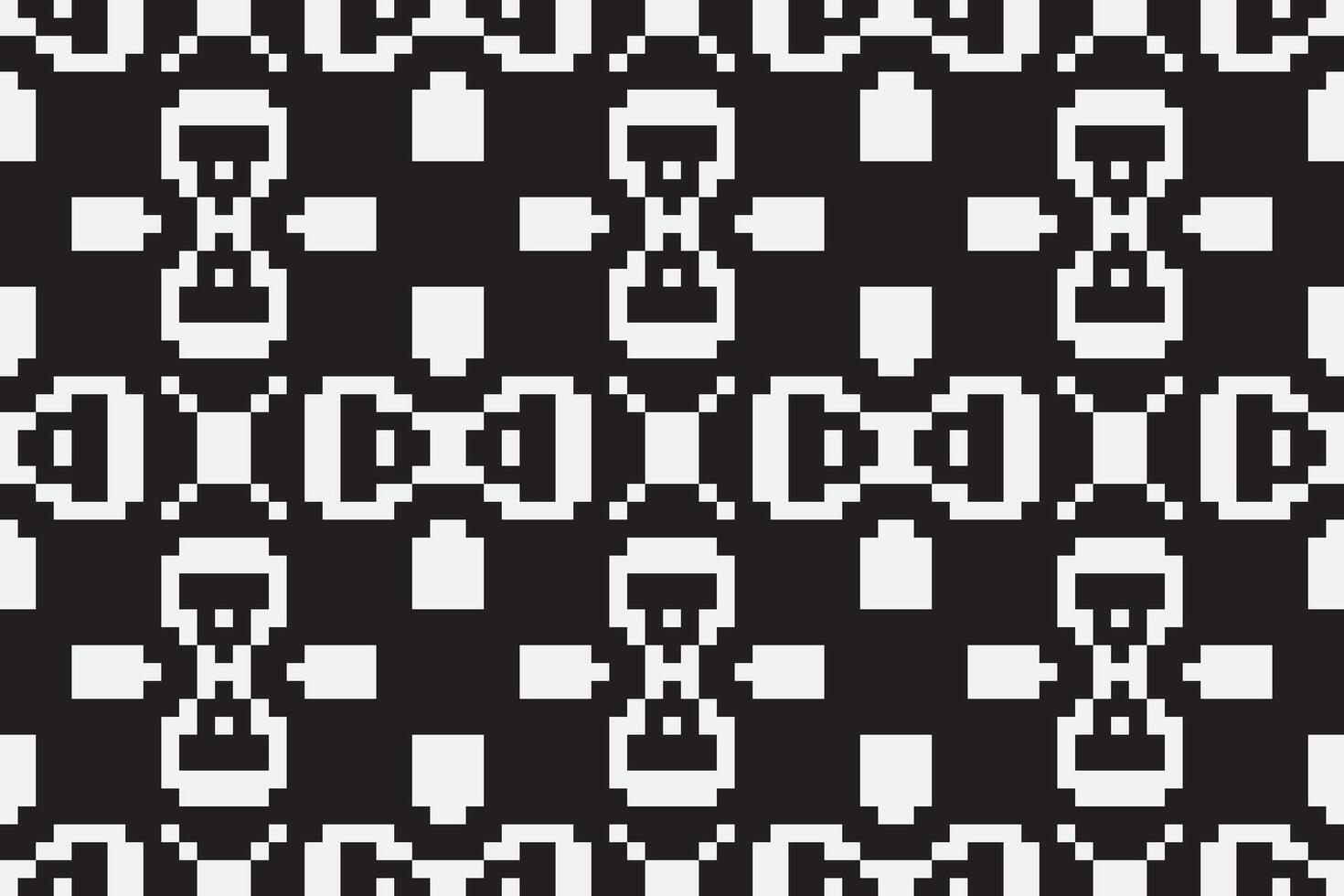 Silk fabric Patola sari Pattern Seamless Australian aboriginal pattern Motif embroidery, Pixel Ikat embroidery Design for Print tapestry floral kimono repeat pattern lacing spanish motif vector