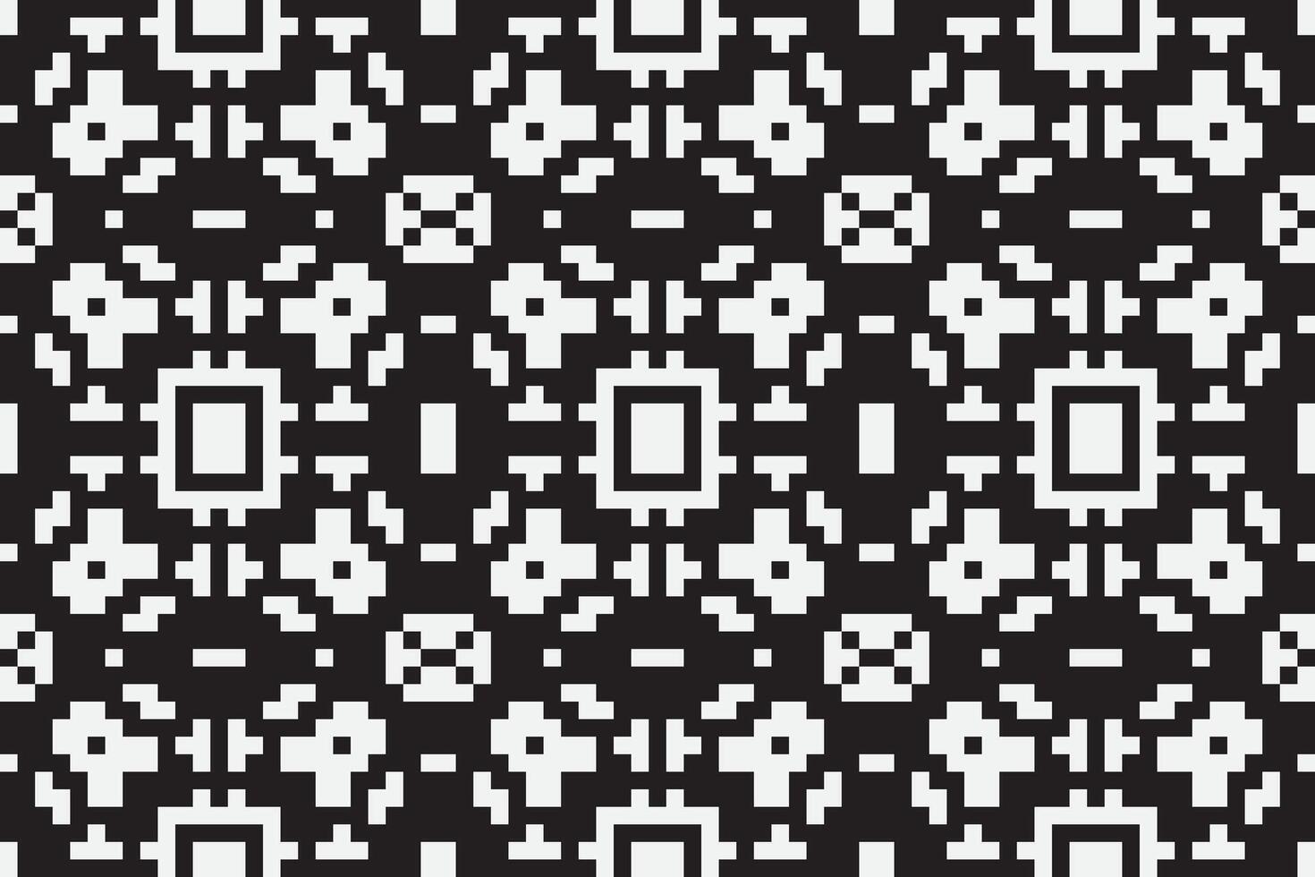 Silk fabric Patola sari Pattern Seamless Mughal architecture Motif embroidery, Pixel Ikat embroidery Design for Print kurta pattern mughal motifs tapestry pattern floral repeat vector