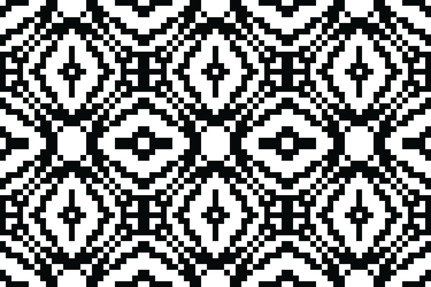 Navajo pattern Seamless Mughal architecture Motif embroidery, Pixel Ikat embroidery Design for Print indigenous art aboriginal art pattern floral kurti mughal border vector