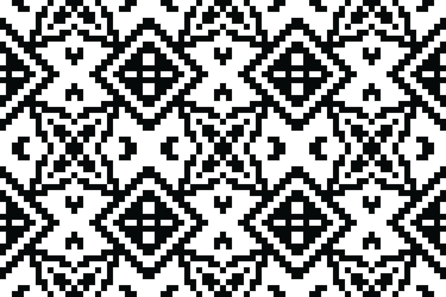 Patchwork pattern Seamless Native American, Motif embroidery, Pixel Ikat embroidery Design for Print tie dyeing pillowcase sambal puri kurti mughal architecture vector