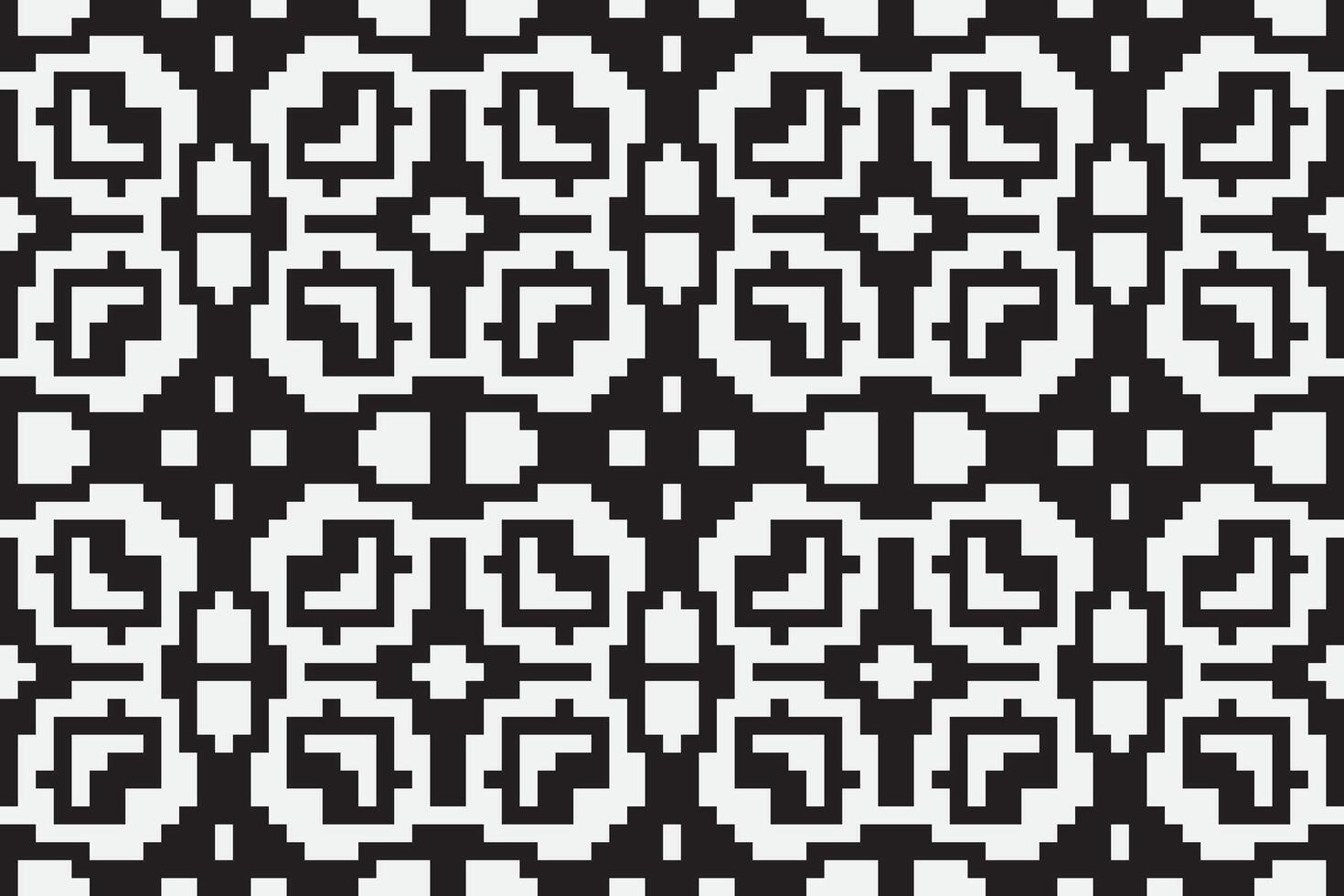 Patchwork pattern Seamless Native American, Motif embroidery, Pixel Ikat embroidery Design for Print vyshyvanka placemat quilt sarong sarong beach kurtis Indian motifs vector