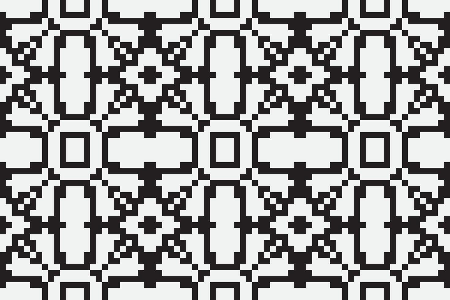 Silk fabric Patola sari Pattern Seamless Native American, Motif embroidery, Pixel Ikat embroidery Design for Print tapestry floral kimono repeat pattern lacing spanish motif vector