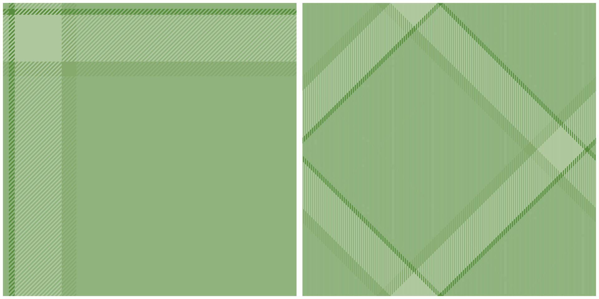 Buffalo check plaid pattern in Green Color Background Seamless textured asymmetric dark tartan set for autumn winter flannel shirt, blanket, duvet cover, other modern fashion fabric print. vector