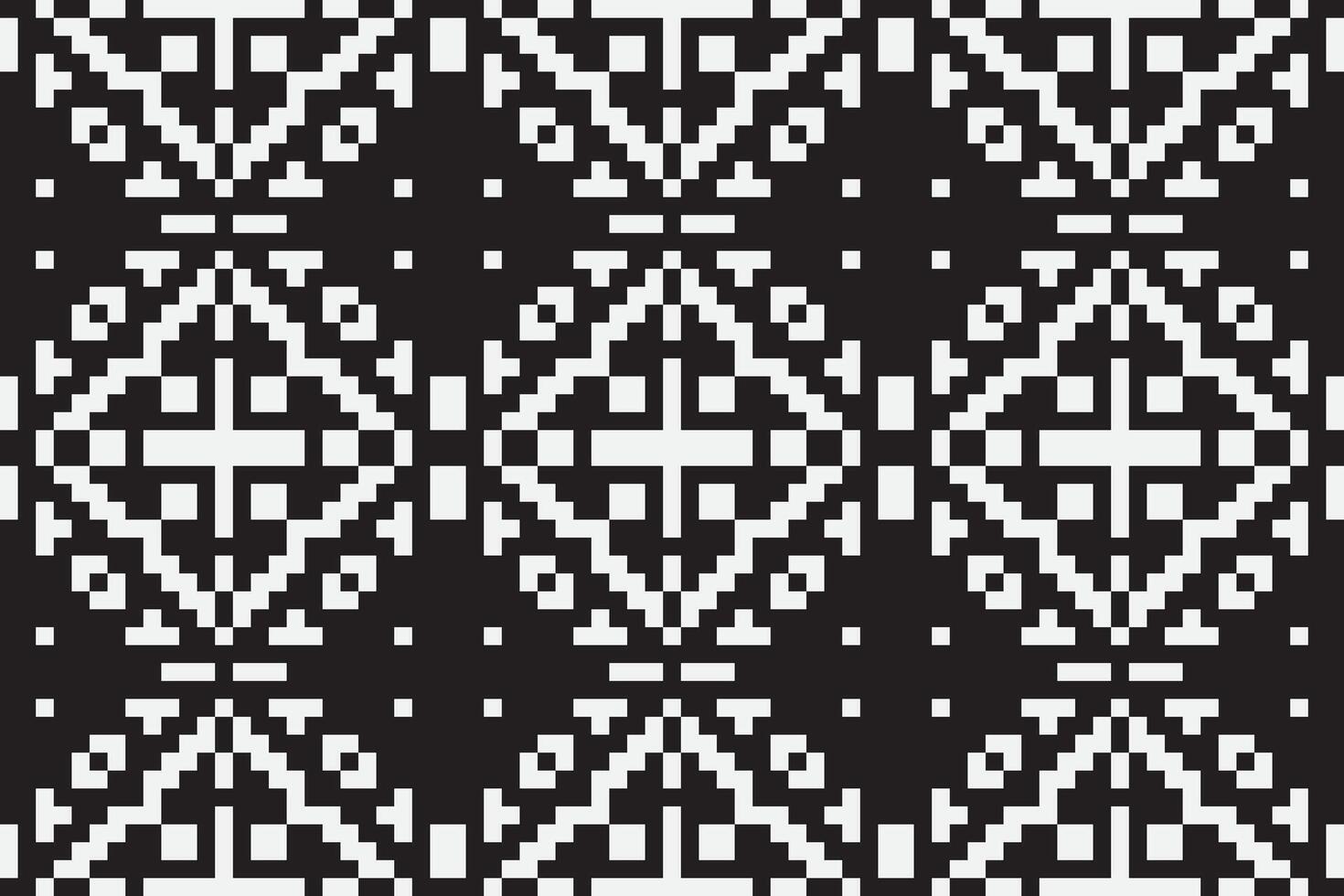 Motif folklore pattern Seamless Scandinavian pattern Motif embroidery, Pixel Ikat embroidery Design for Print kurta pattern mughal motifs tapestry pattern floral repeat vector