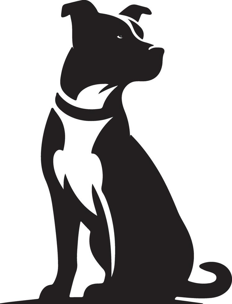 A Dog silhouette illustration vector