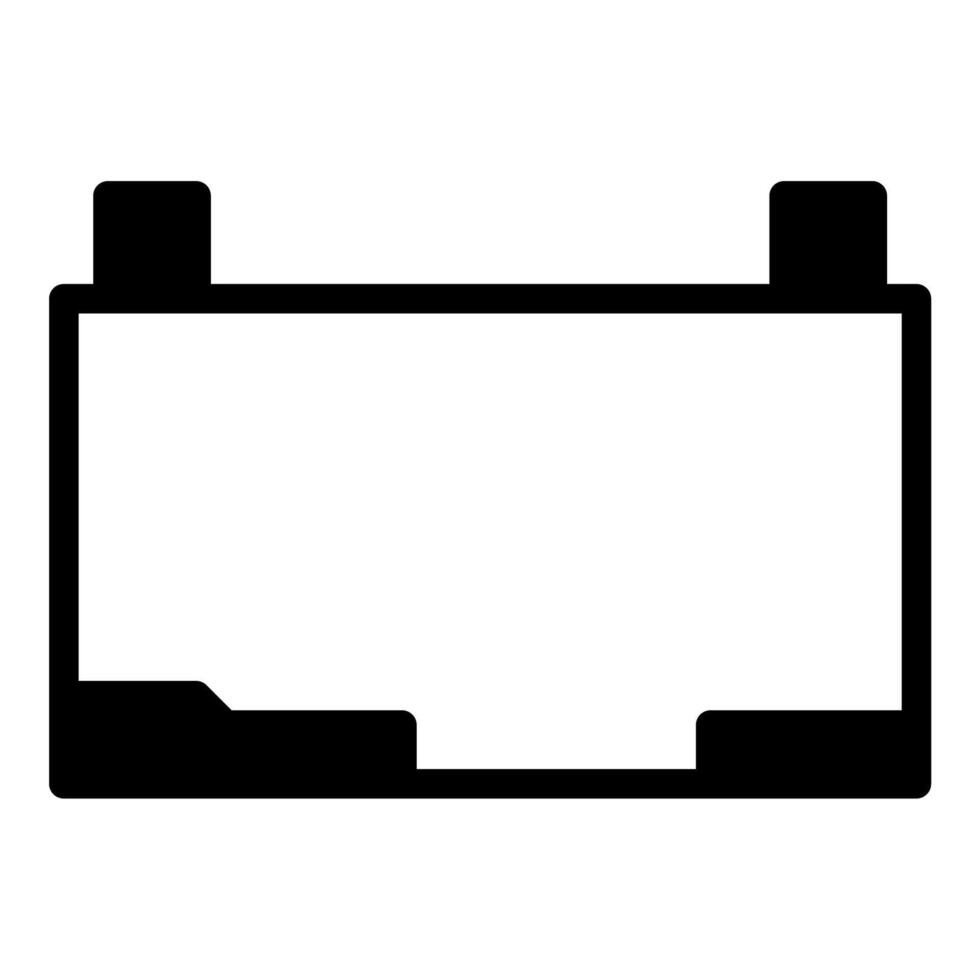 Whiteboard icon or logo illustration outline black style vector