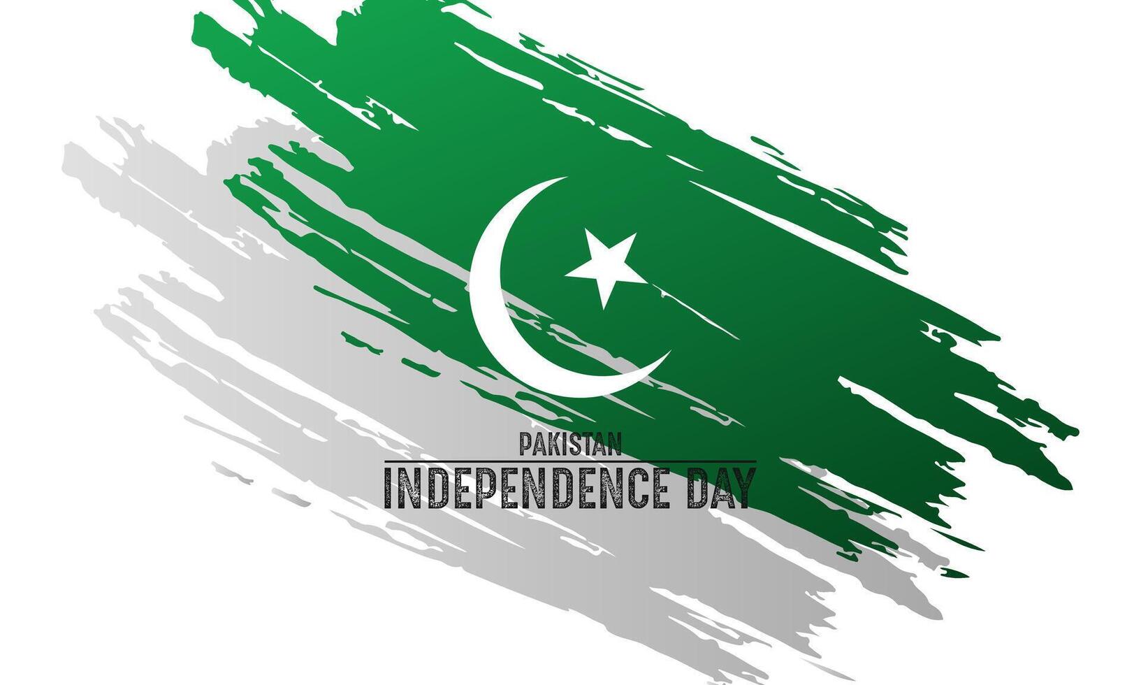 Happy independence day Pakistan. illustration. Banner poster, flyer and background design. vector