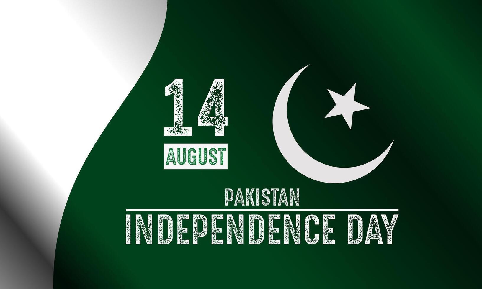 Happy independence day Pakistan. illustration. Banner poster, flyer and background design. vector