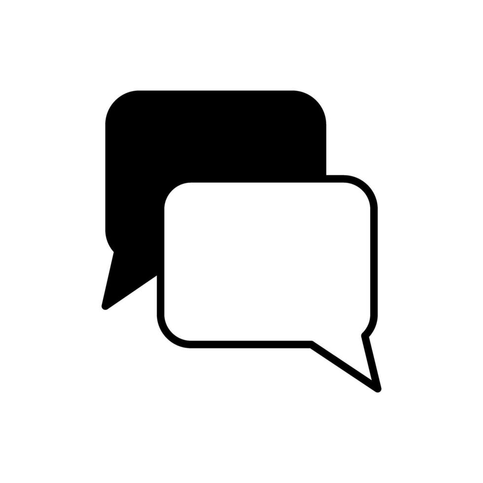 chat bubble icon vector