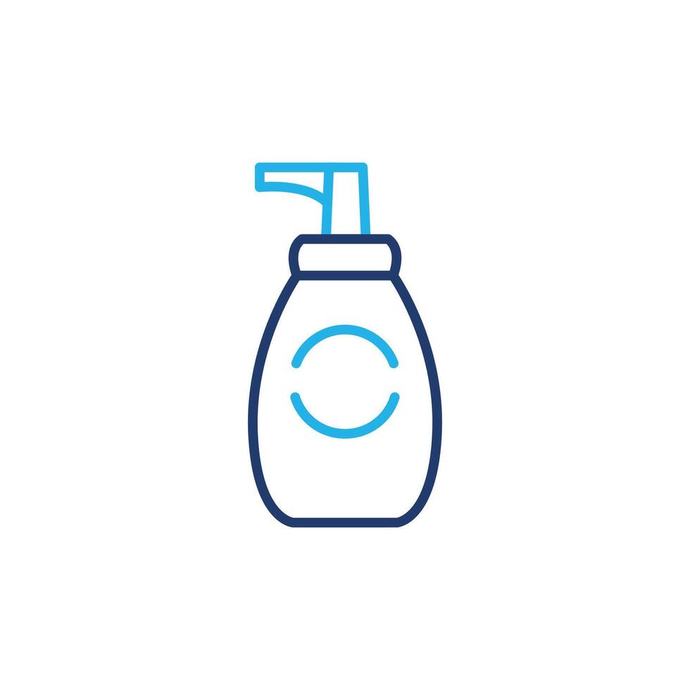 shampoo colored line icon design good for web or mobile app vector