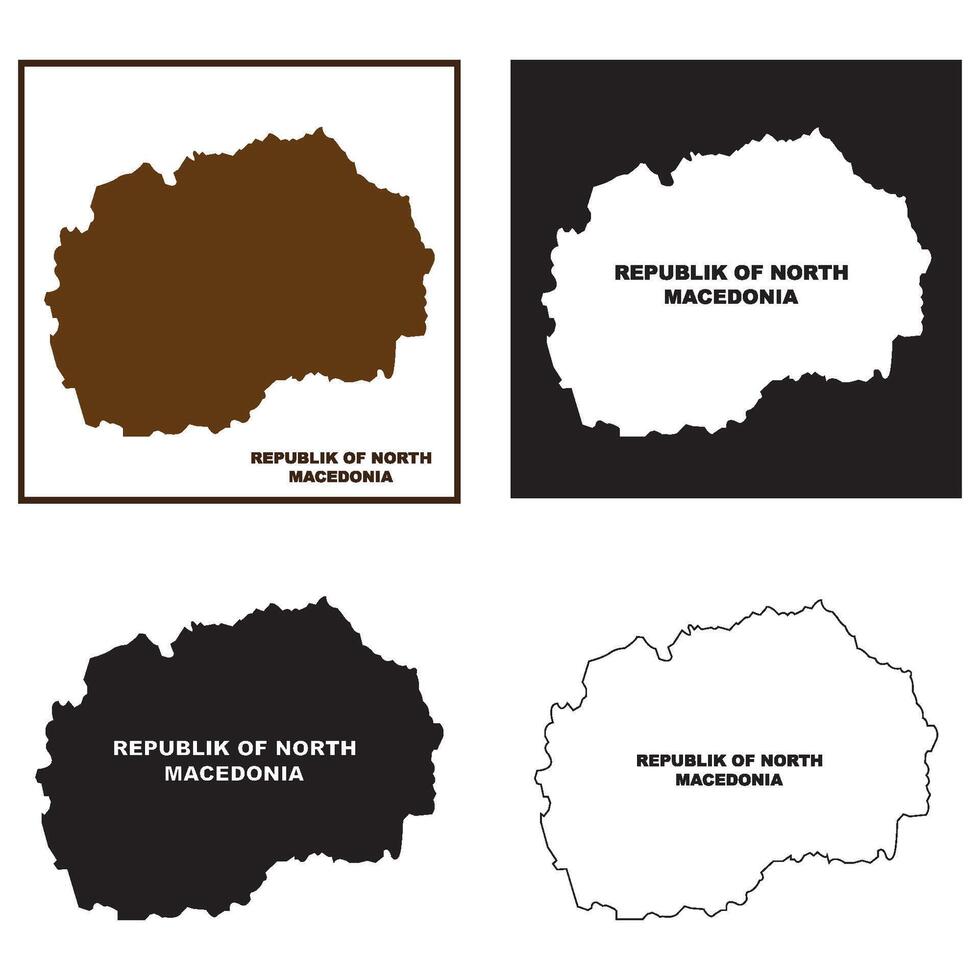 Map of republic of north macedonia icon 46619156 Vector Art at Vecteezy