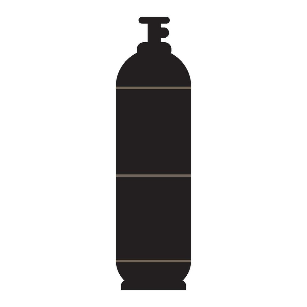 gas cylinder icon vector