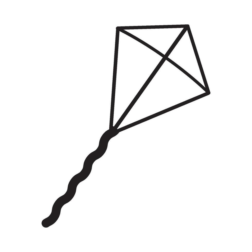 kite logo design vector