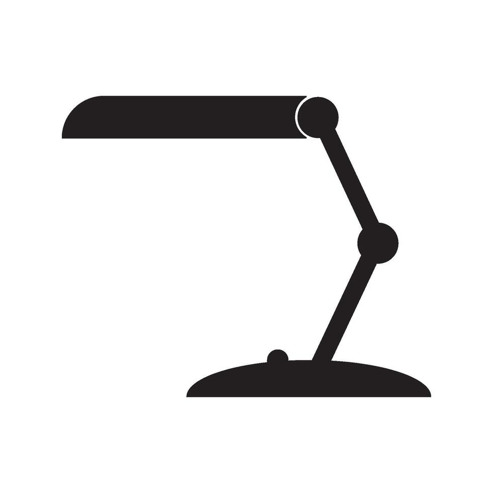 table lamp icon vector
