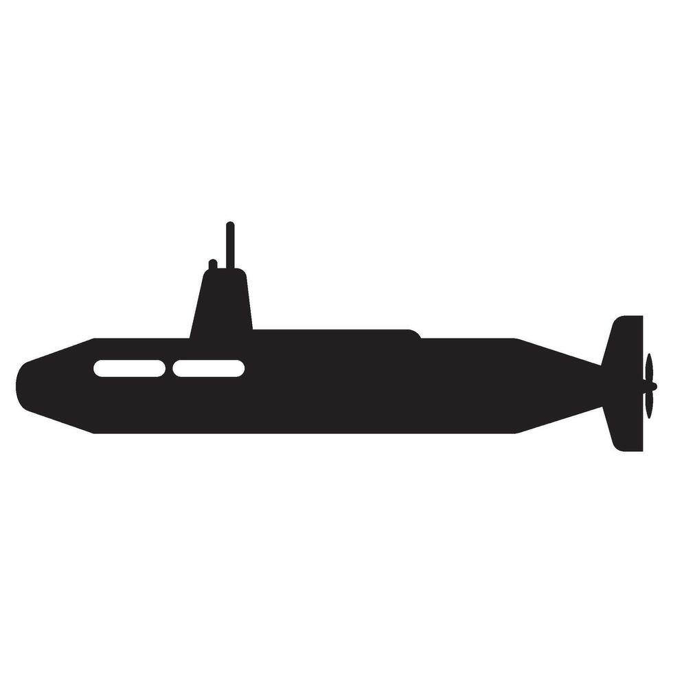 submarine icon design vector