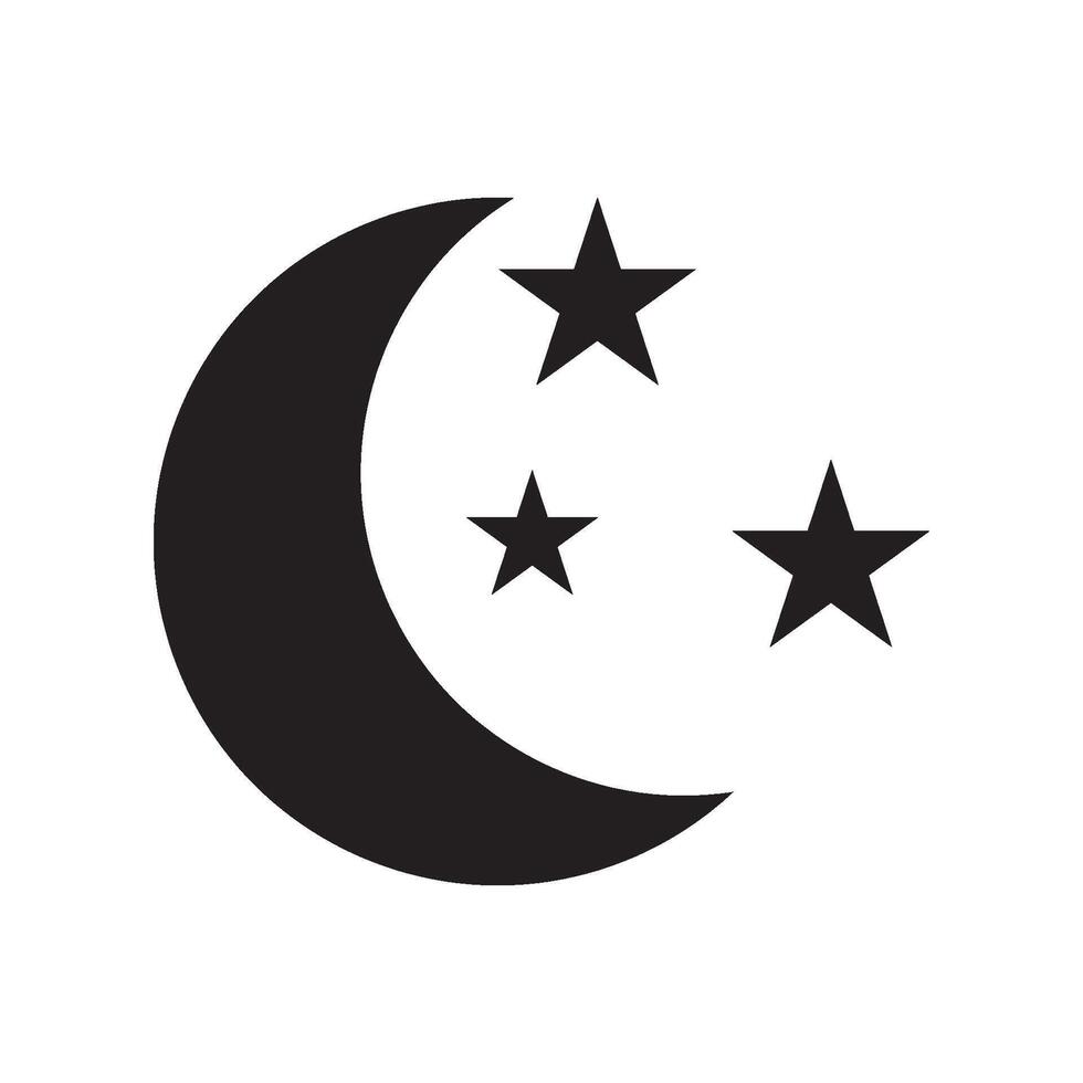 night mode icon vector