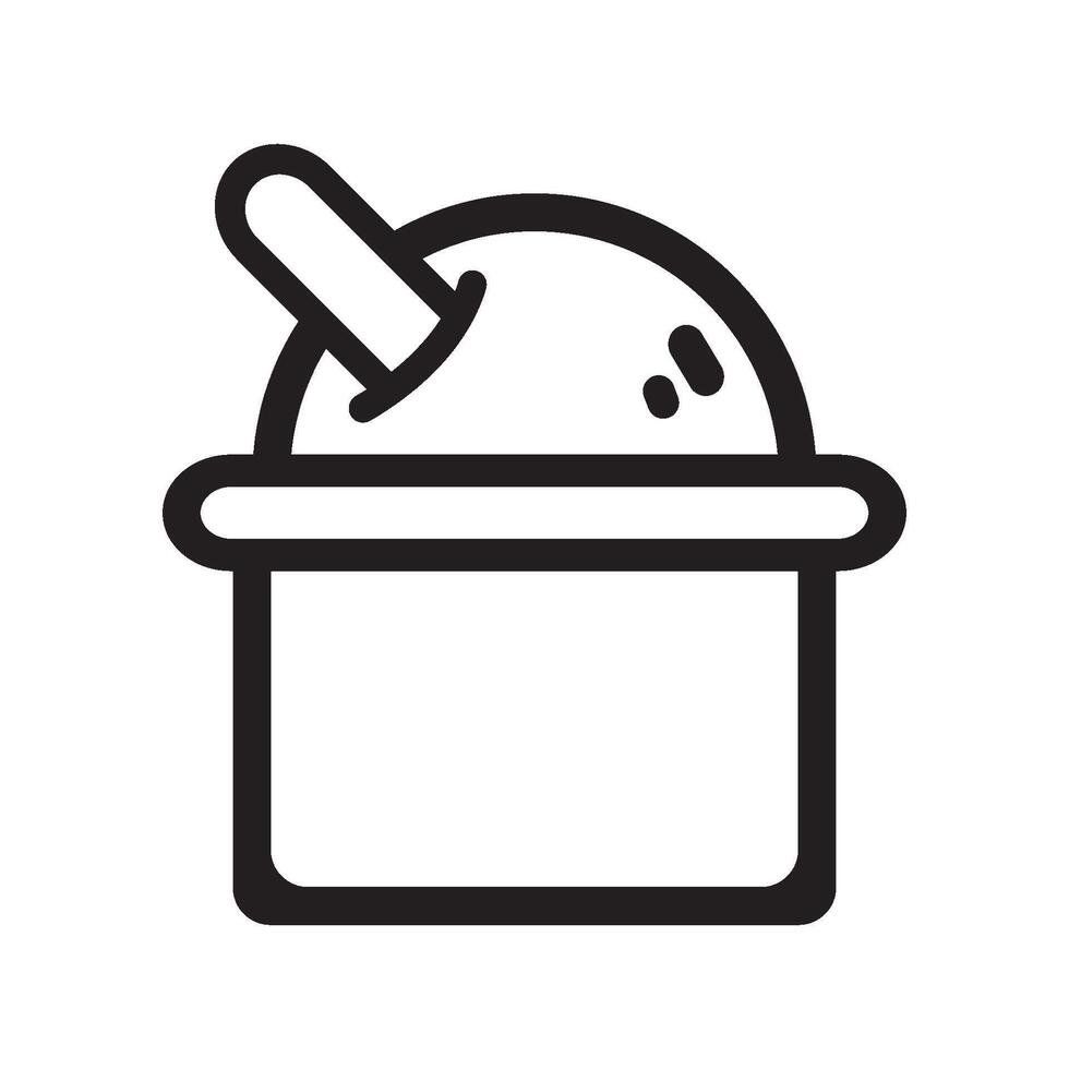 ice cream icon vector