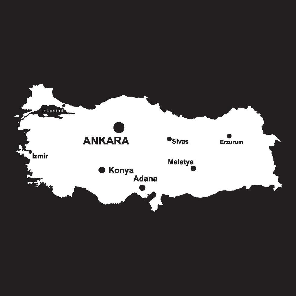 territory of Turkey vector
