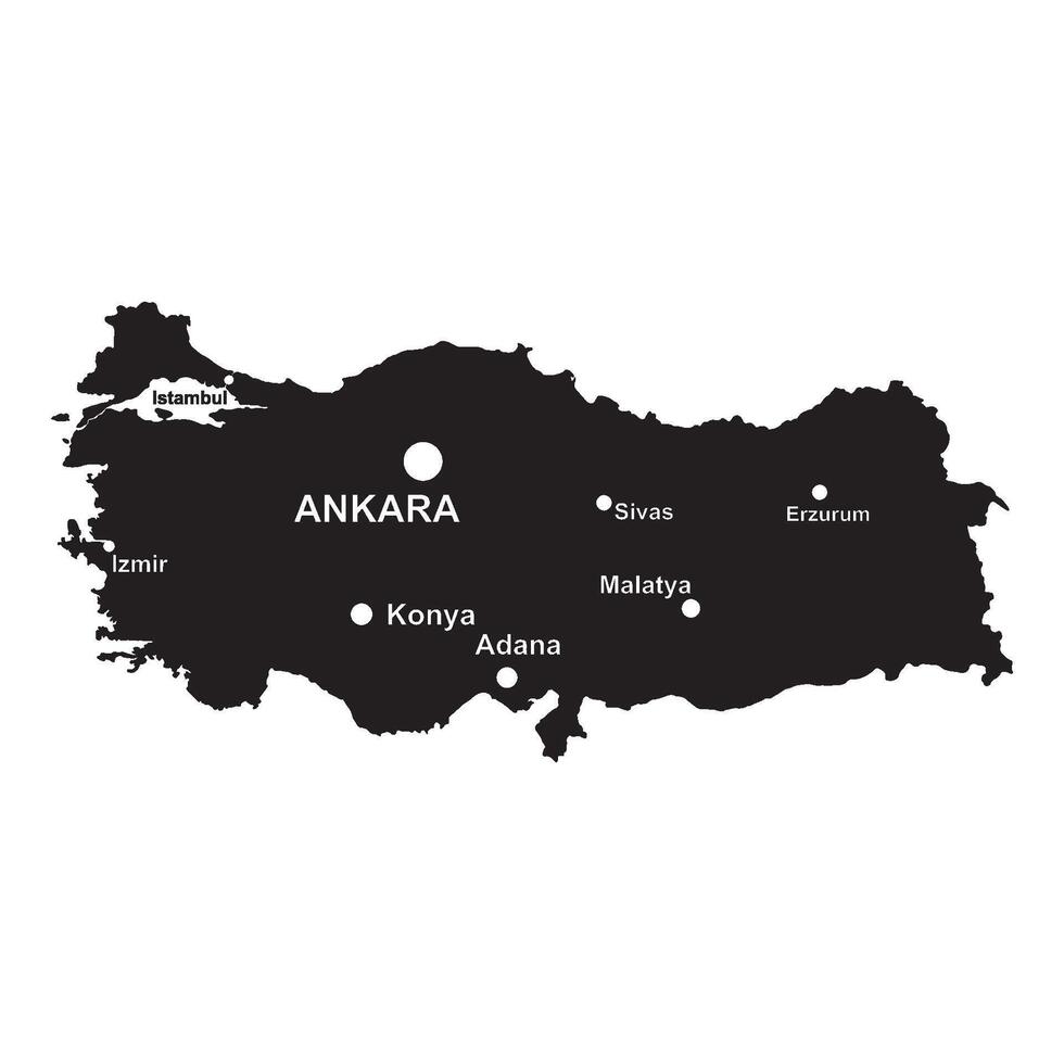 territory of Turkey vector