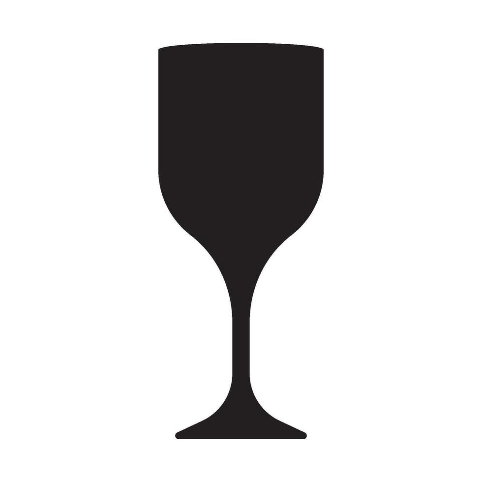 glass icon design vector