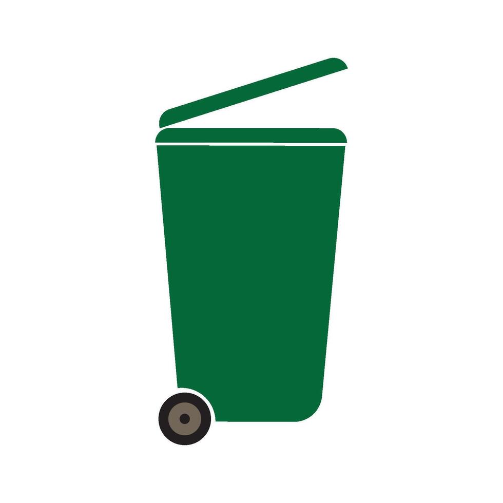 trash can icon vector