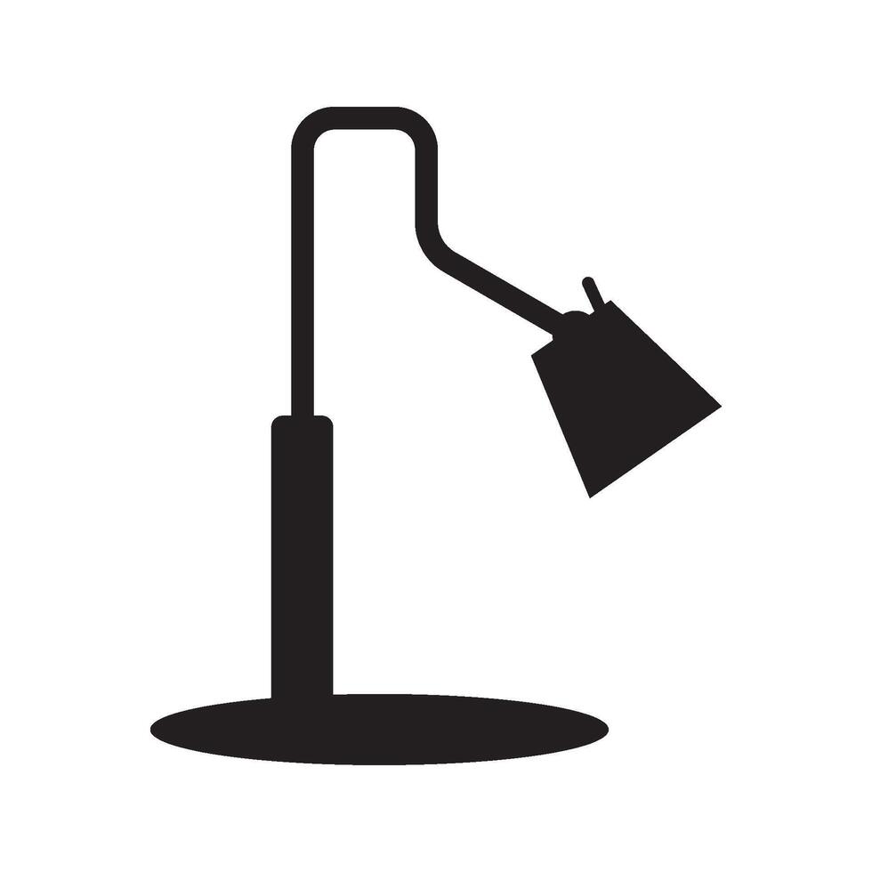 table lamp icon vector