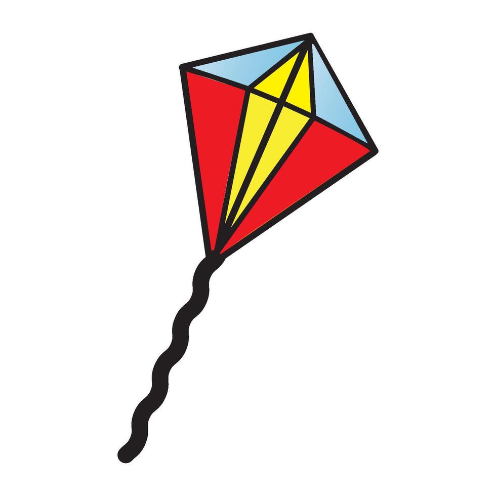kite logo design vector