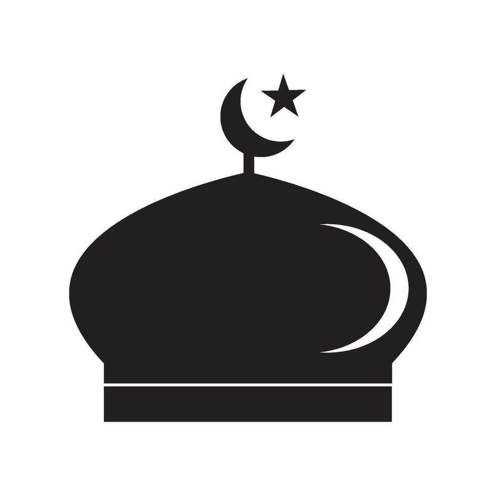 mosque icon design vector