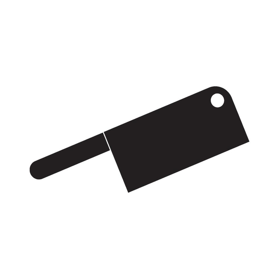 butcher knife icon vector