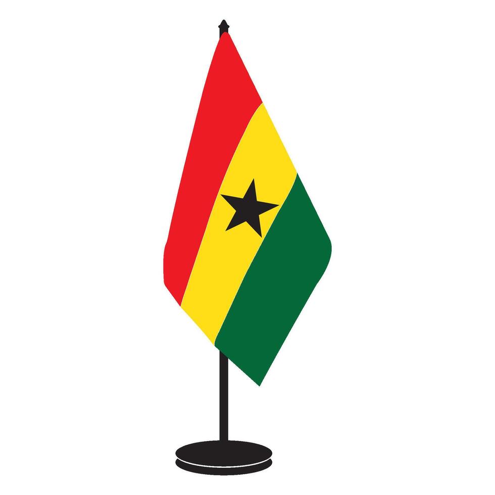 National flag of Ghana vector