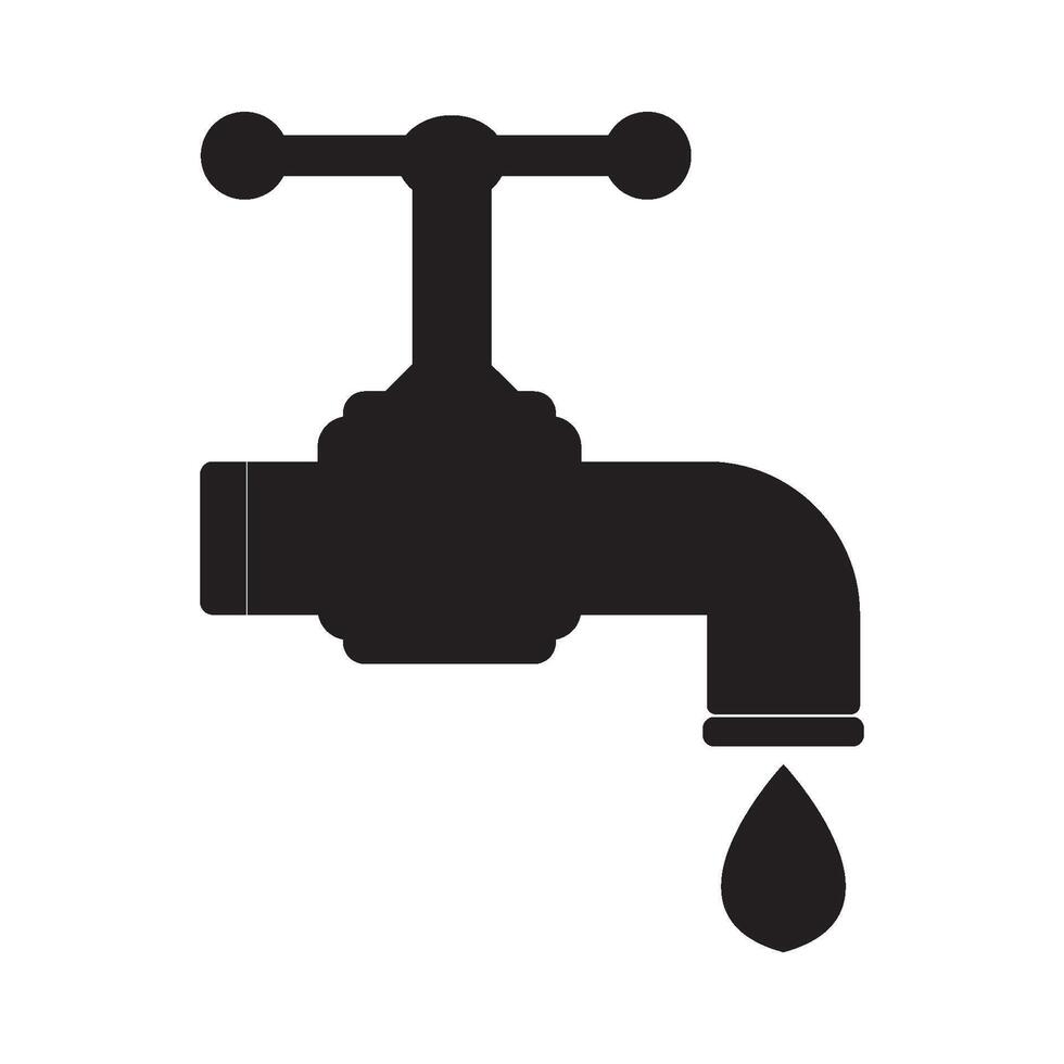 water faucet icon vector