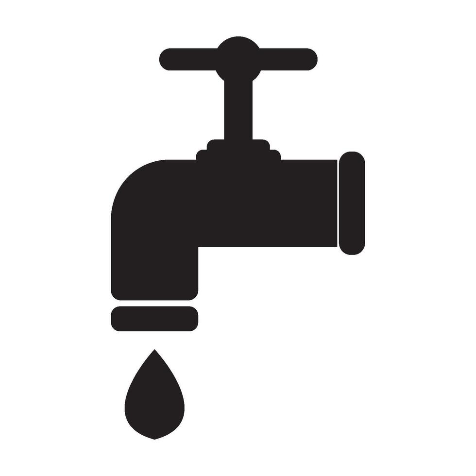 water faucet icon vector