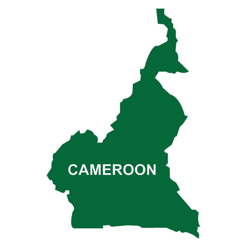 Cameroon country map vector
