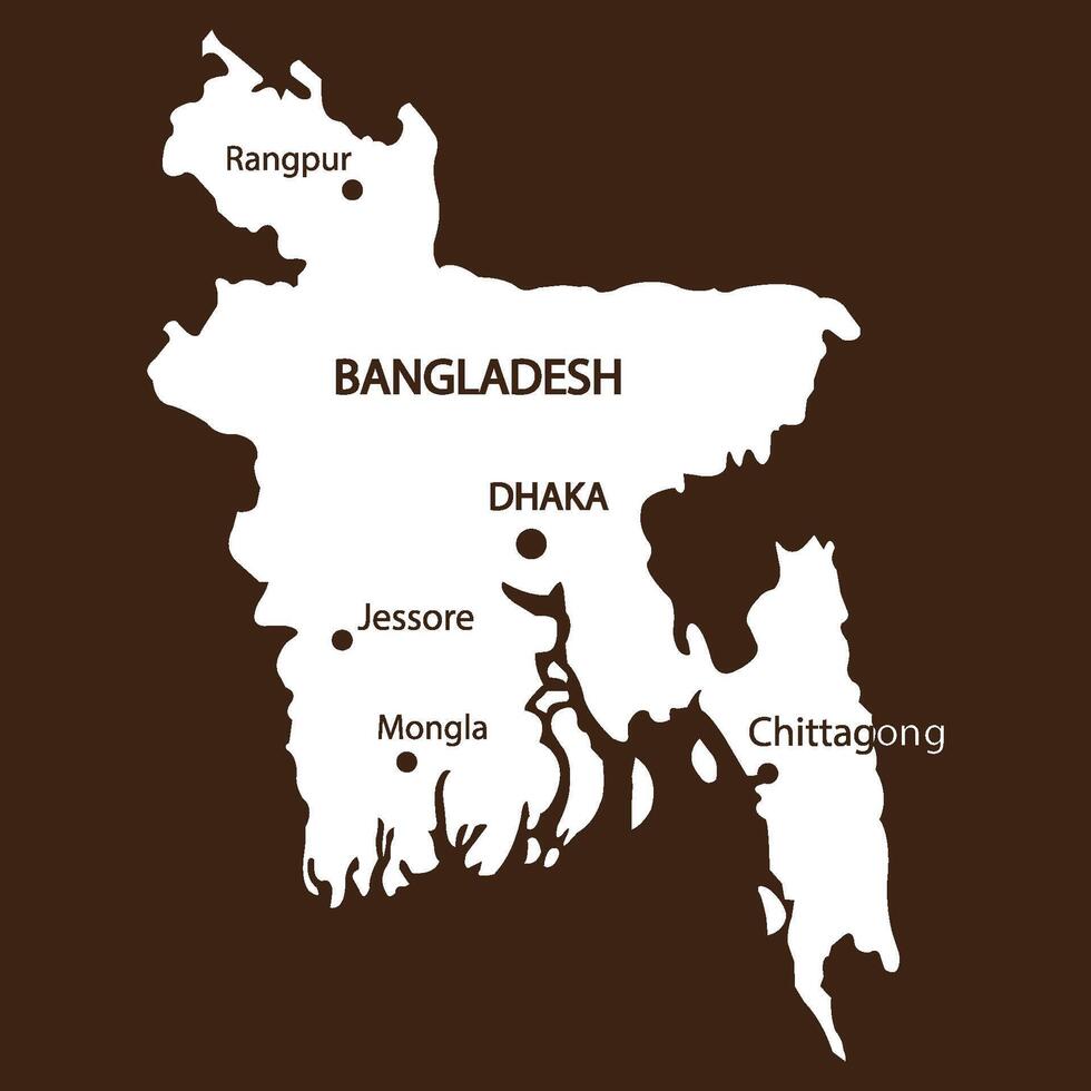 Bangladesh country map vector