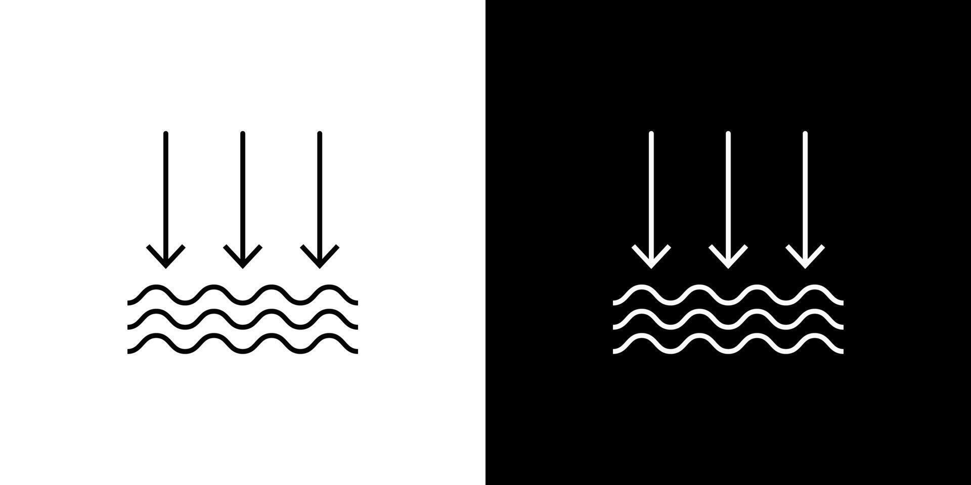 Atmospheric pressure line icon collection for web, ui, mobile apps. vector