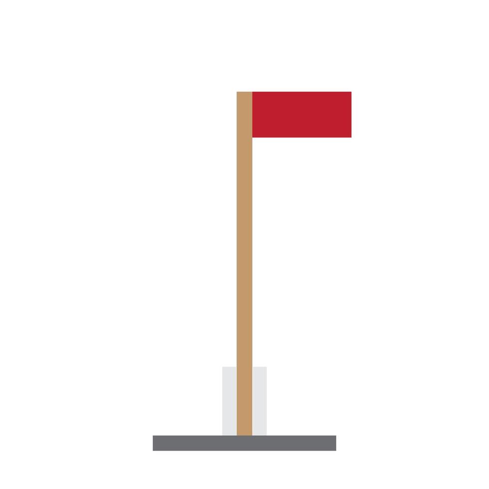 Indonesian flag icon on a white background vector