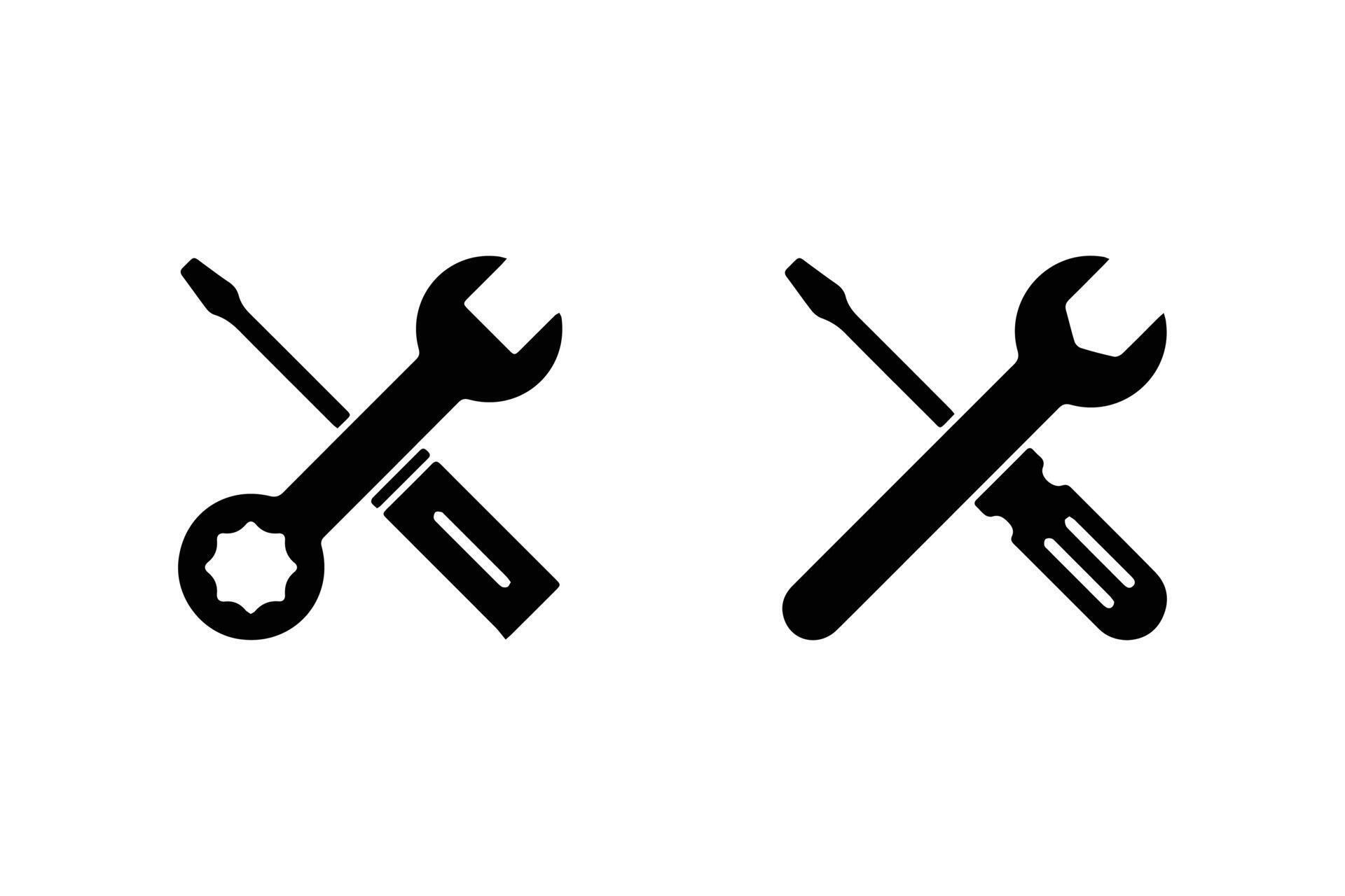 Repair tools icon for web and mobile app tool sign and symbol setting