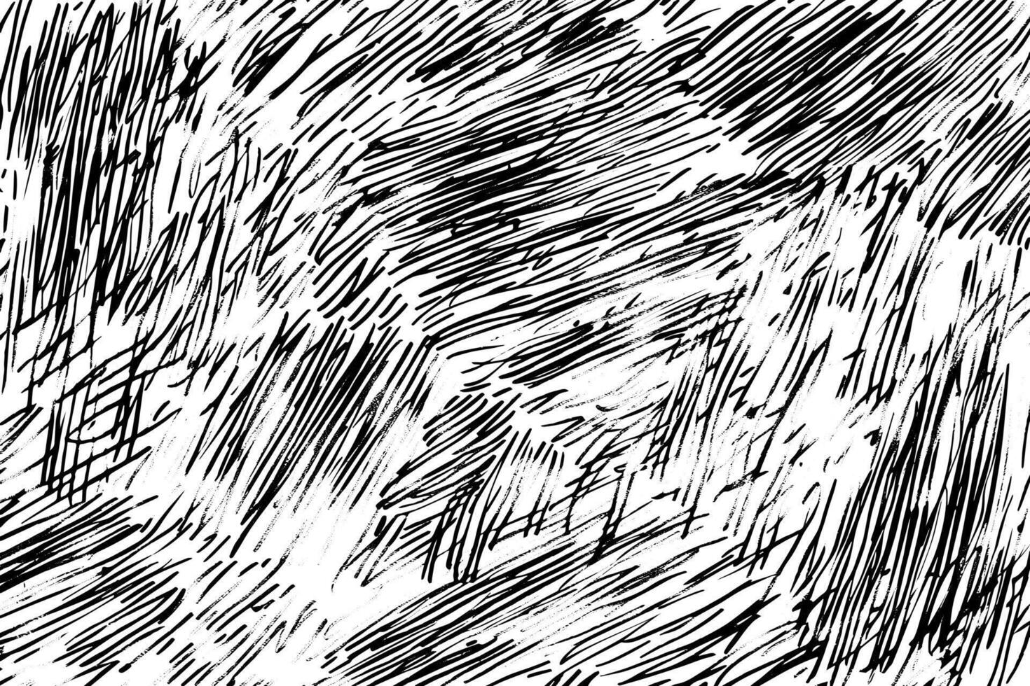 Hand drawn line texture. Scribbles, with irregular, horizontal and wavy strokes, doodle patterns. vector