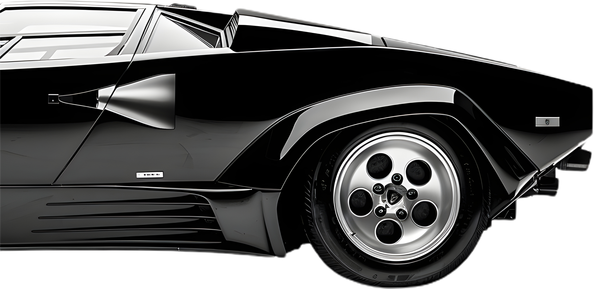 Lamborghini Countach transparent background png